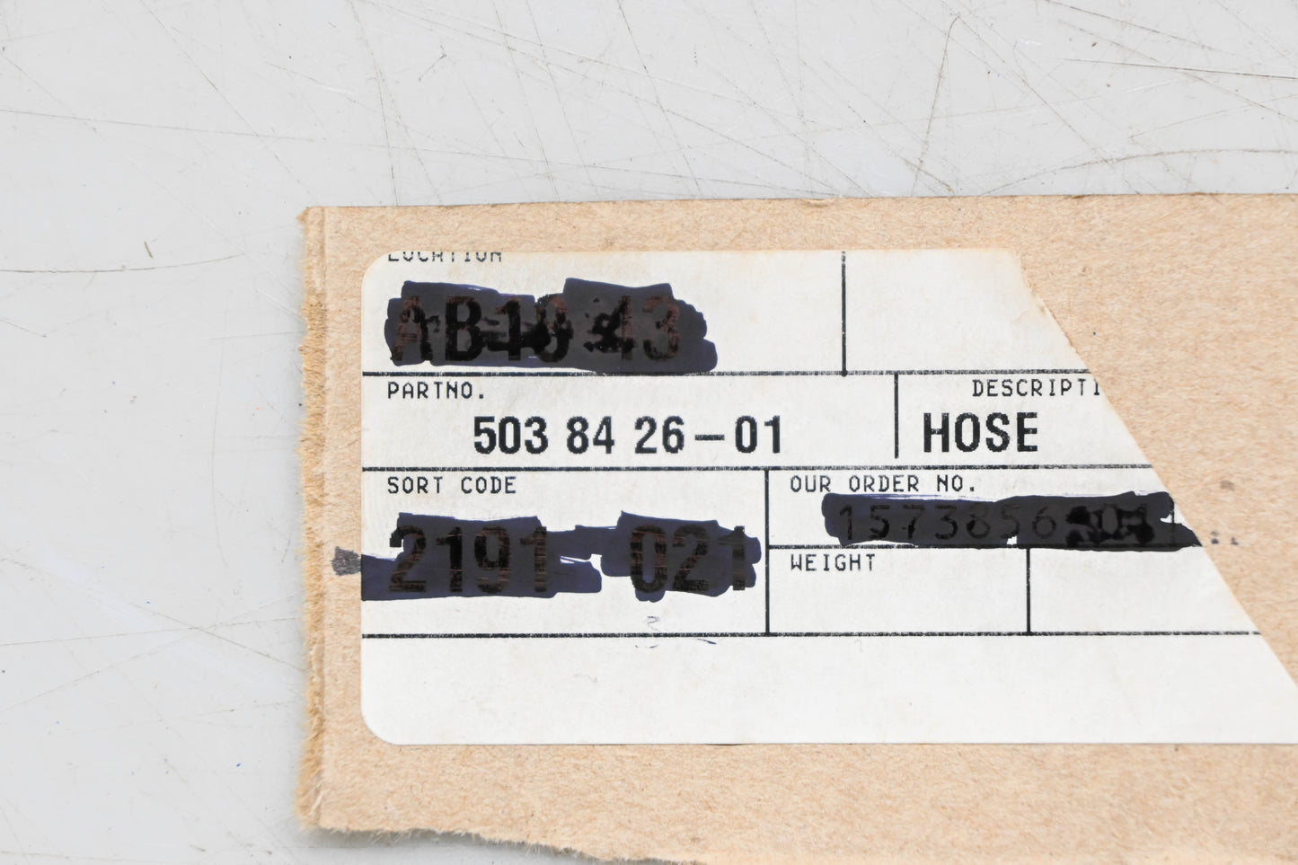 New OEM Husqvarna 503 84 26-01, 503842601 Hose NOS