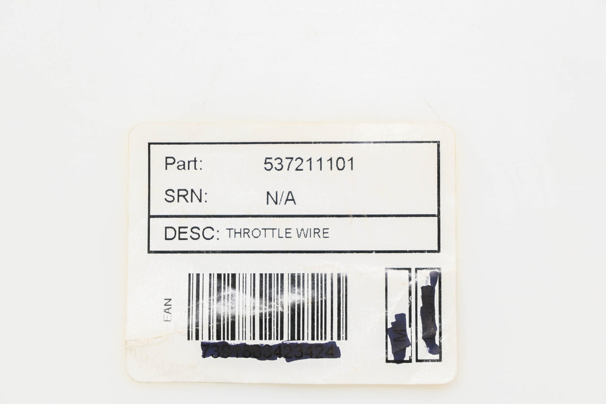 New OEM Husqvarna 537 21 11-01, 537211101 Throttle Wire NOS