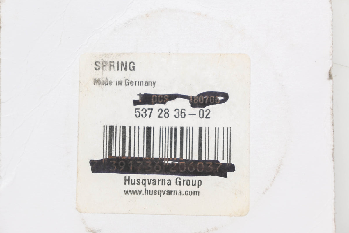 New OEM Husqvarna 537 28 36-02, 537283602 Recoil Starter Spring NOS
