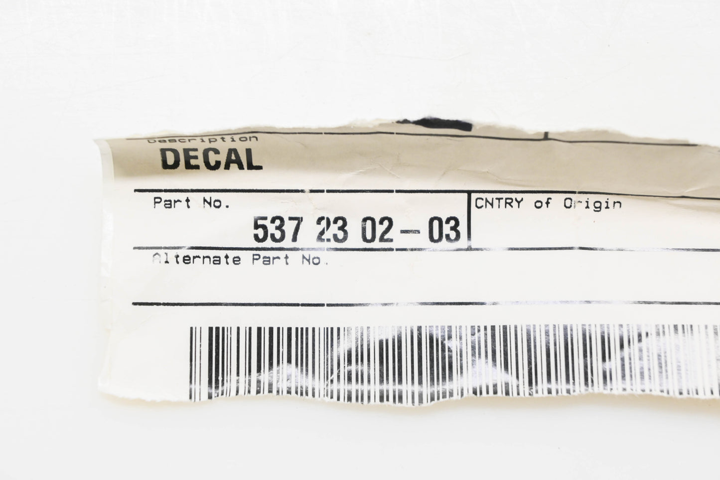 New OEM Husqvarna 537 23 02-03, 537230203 "365 Special" Decal NOS