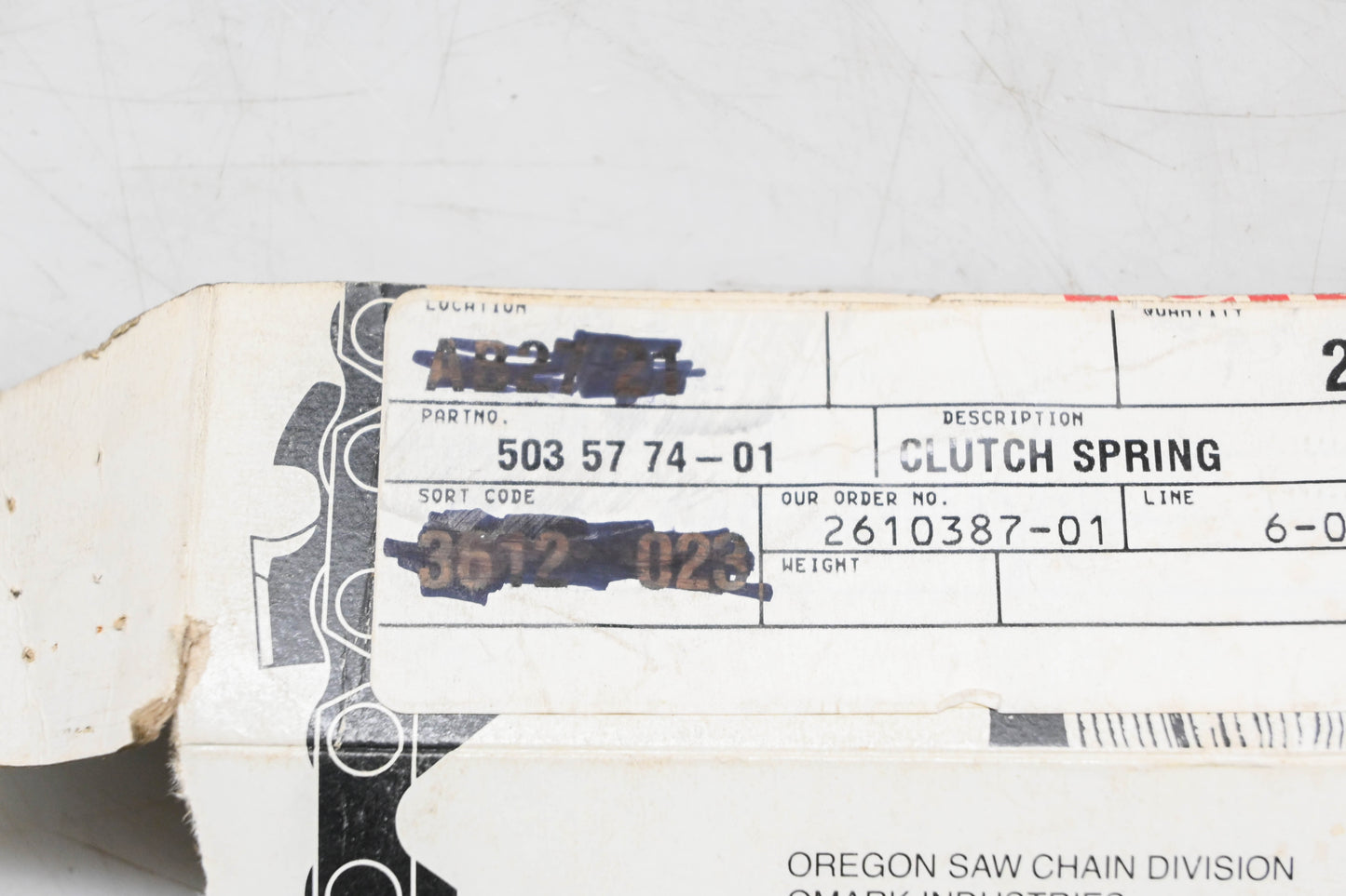 New OEM Husqvarna 503 57 74-01, 503577401 Clutch Spring NOS