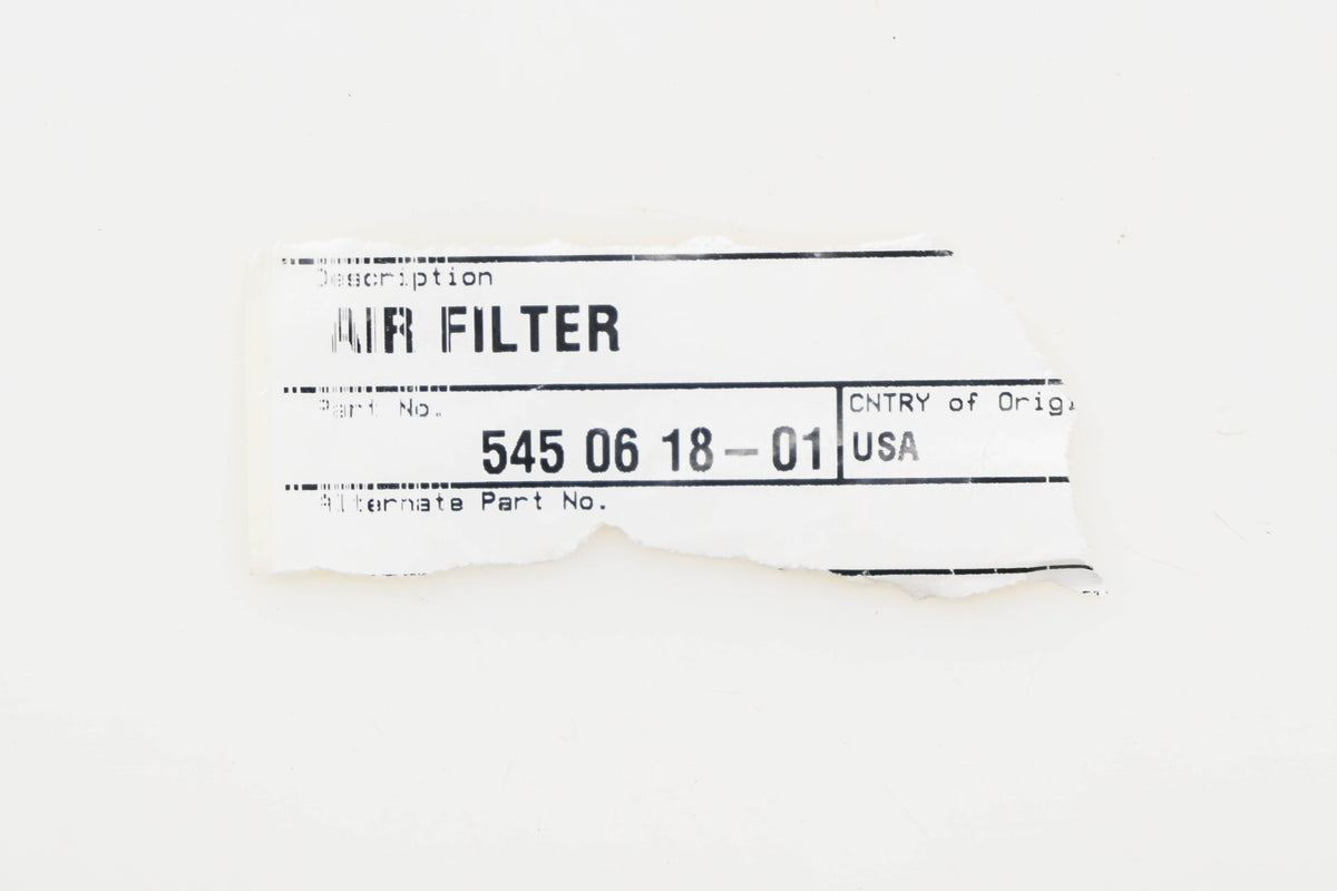 New OEM Husqvarna 545 06 18-01, 545061801 Air Filter Element NOS