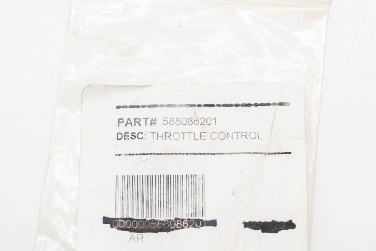 New OEM Husqvarna 588 08 62-01, 588086201 Throttle Control NOS