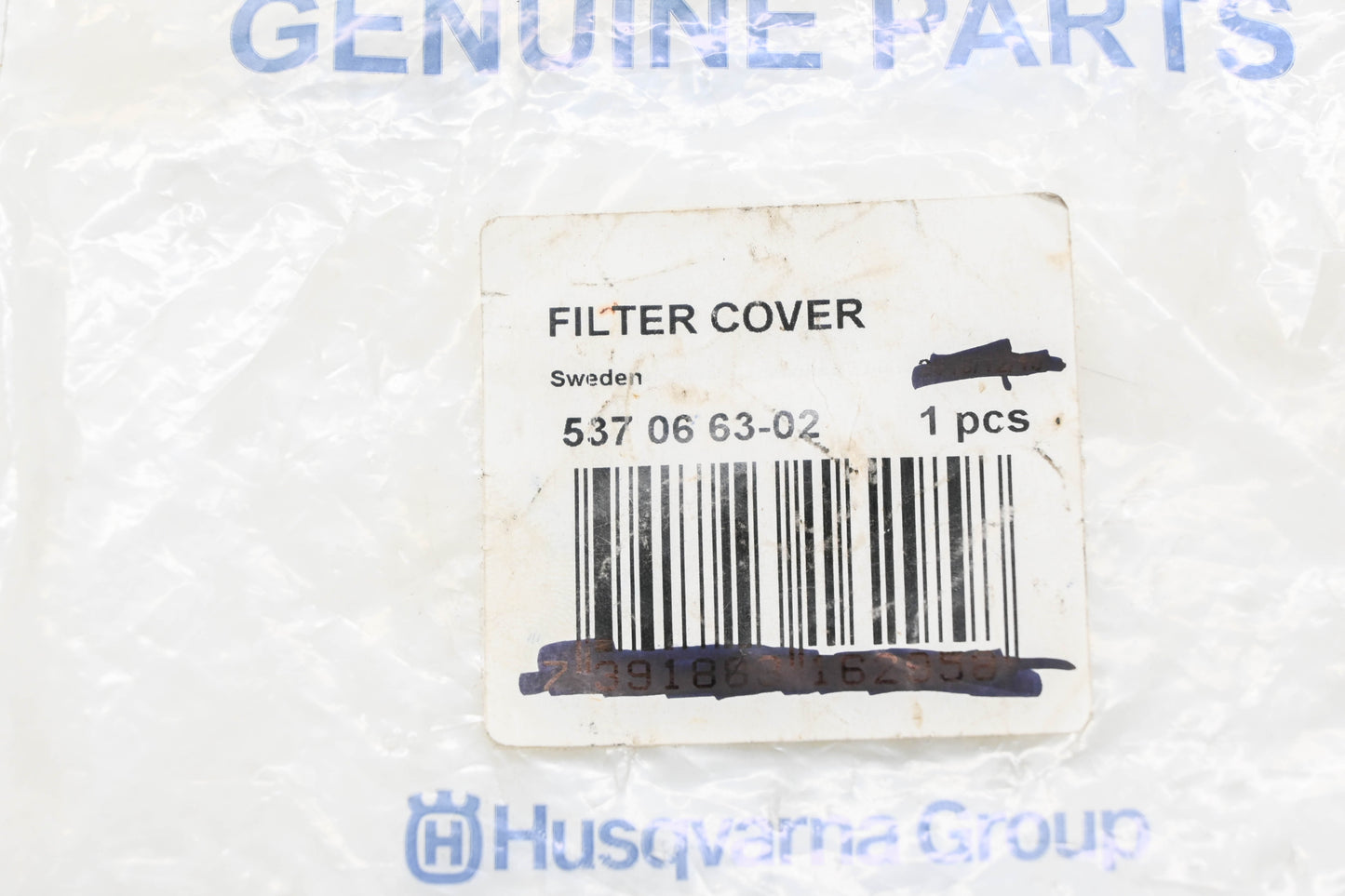 New OEM Husqvarna 537 06 63-02, 537066302 Air Filter Cover NOS