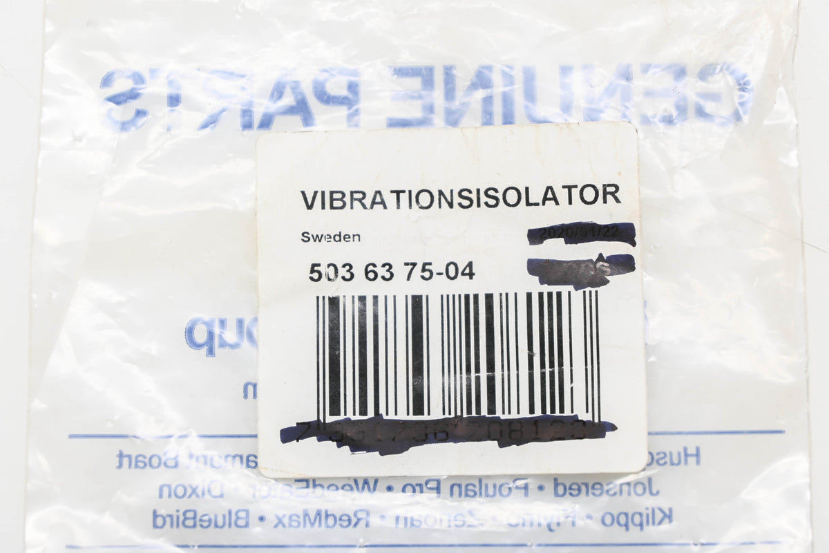 New OEM Husqvarna 503 63 75-04, 503637504 Anti Vibration Element NOS