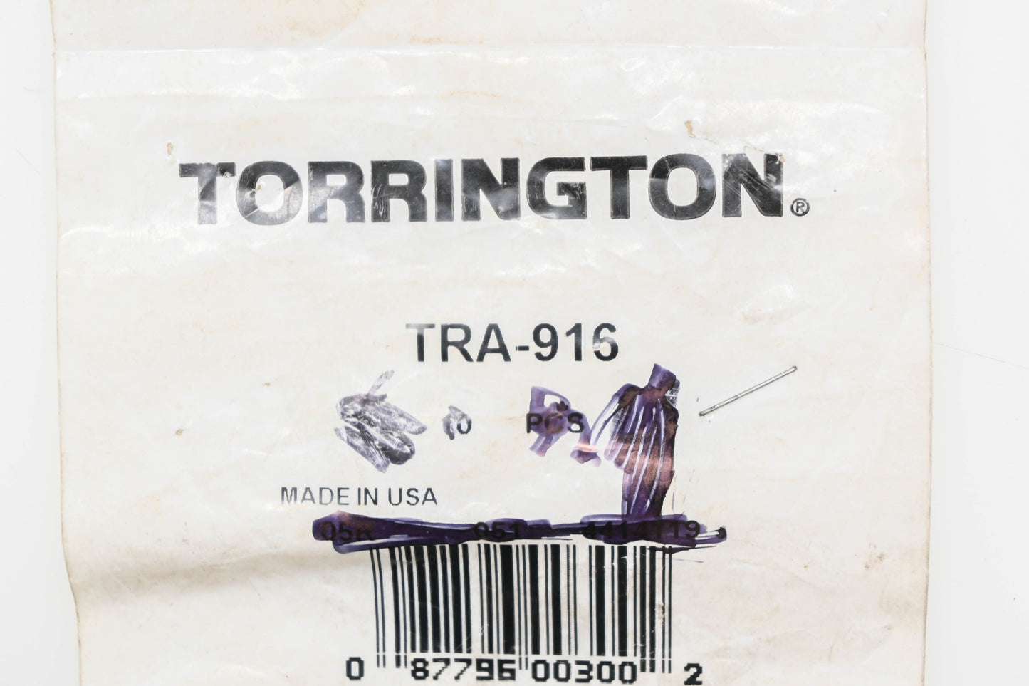 Torrington TRA-916 Thrust Washers Qty 2 NOS