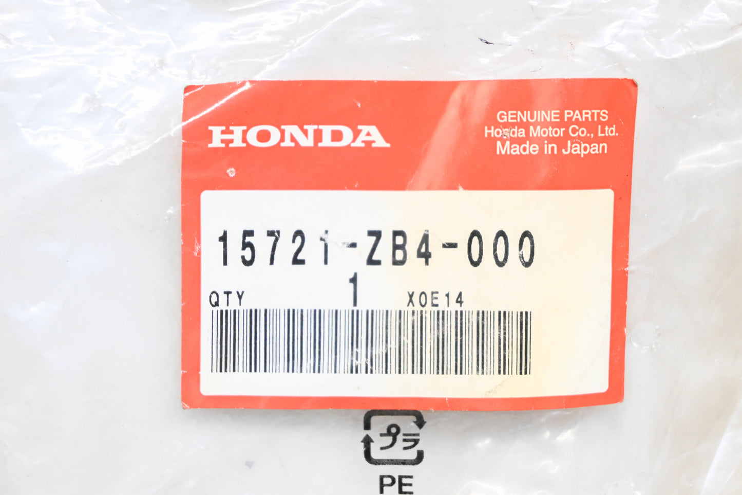 New OEM Honda 15721-ZB4-000 Breather Tube NOS