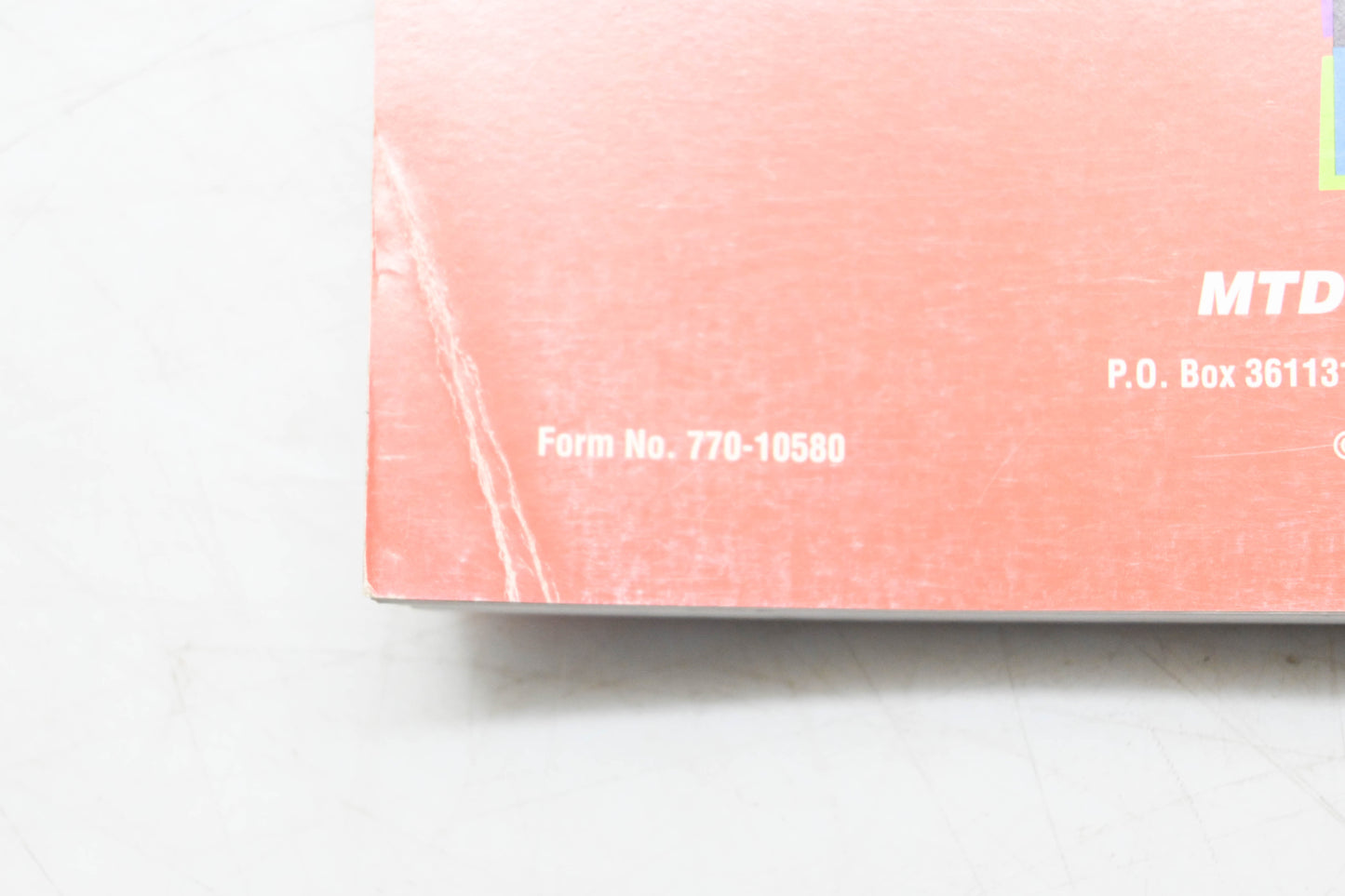 MTD 770-10580 Outdoor Power Equipment Book 4 Chore Performers