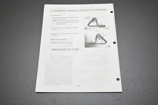 MTD 770-10248 24 30 40 HC Hedge Clippers Service Manual