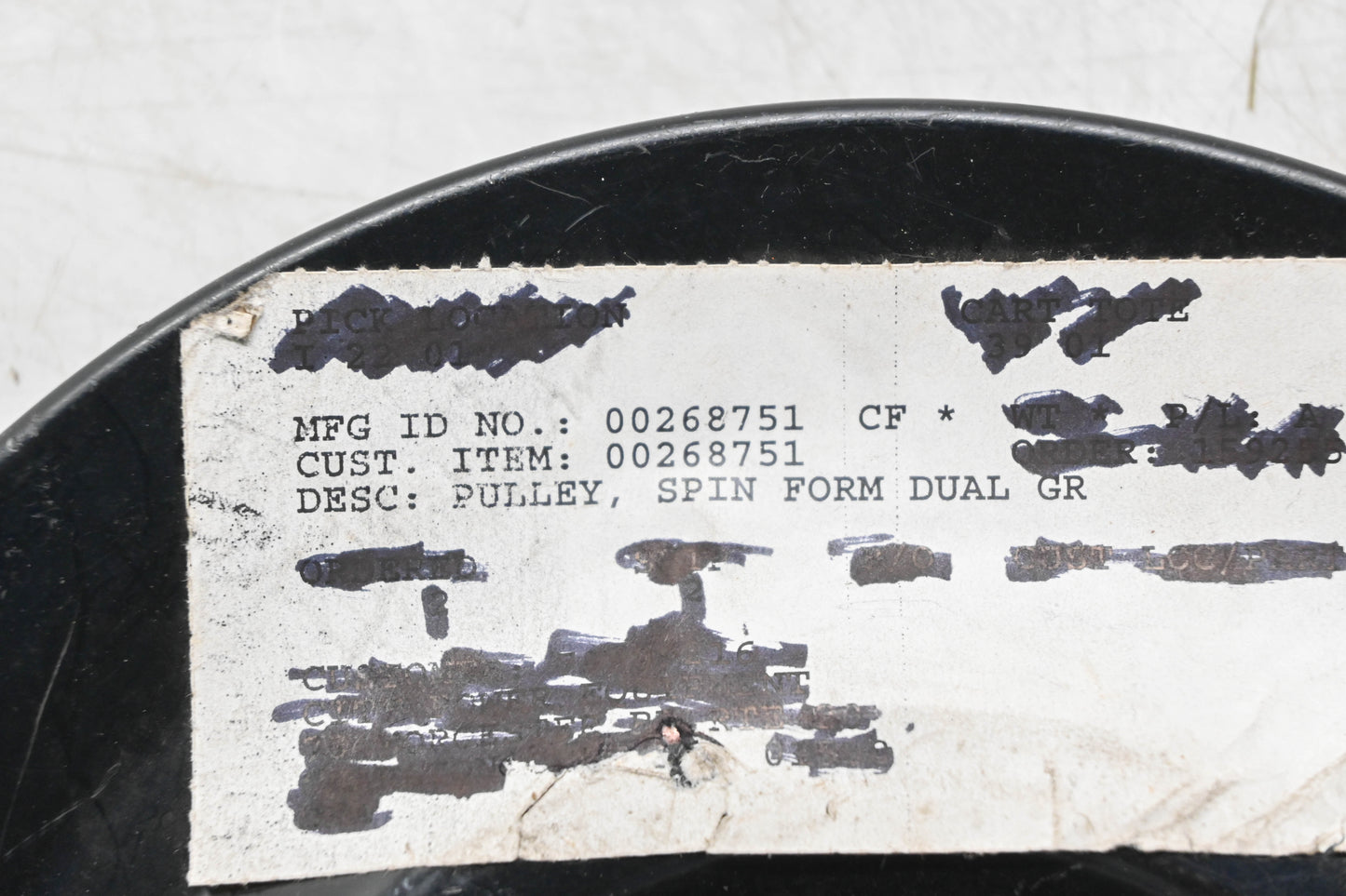 Ariens 00268751, 268751 Dual Groove Pulley NOS
