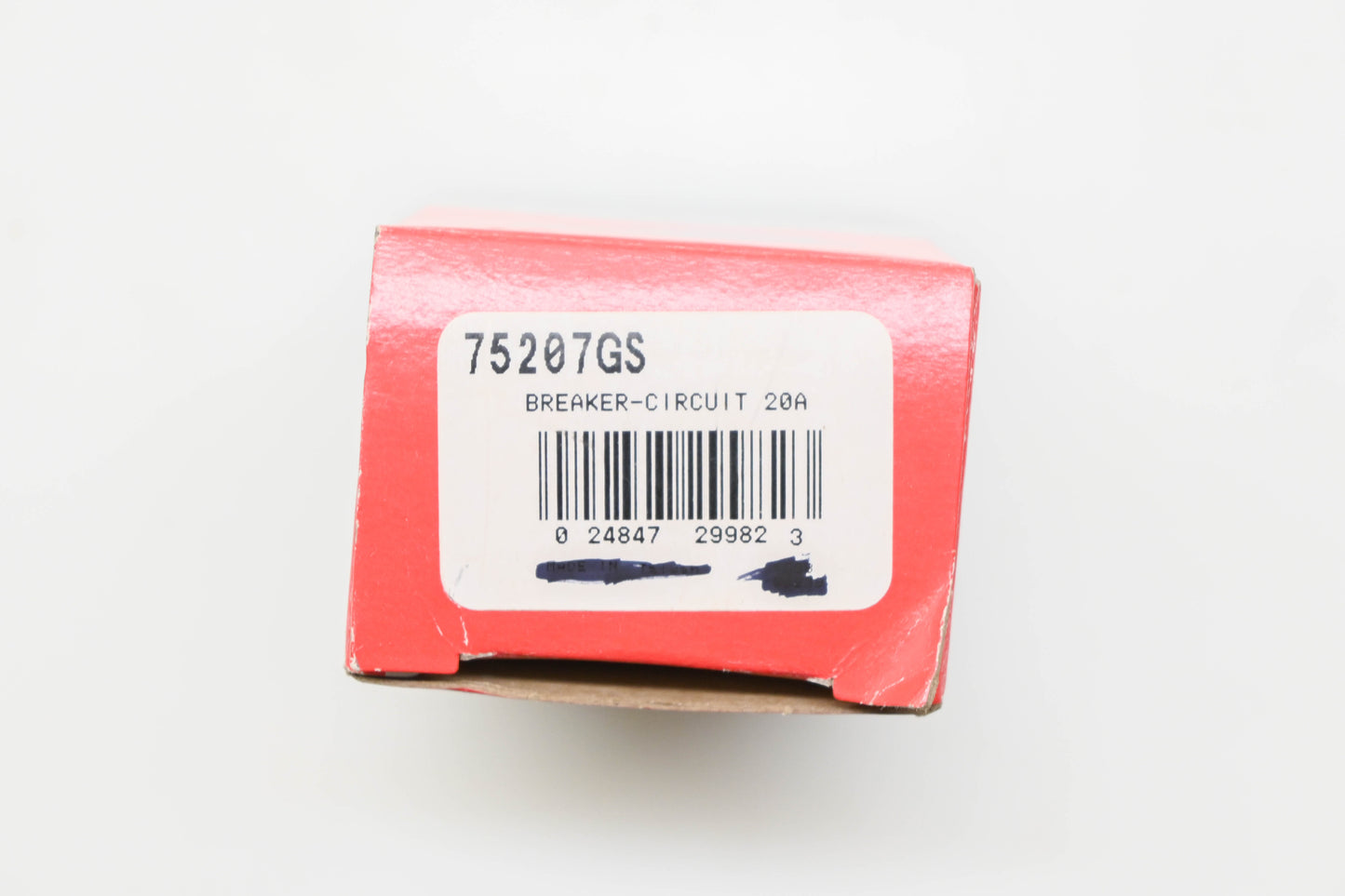 New OEM Briggs & Stratton 75207GS, 024847299823 20 Amp Circuit Breaker NOS