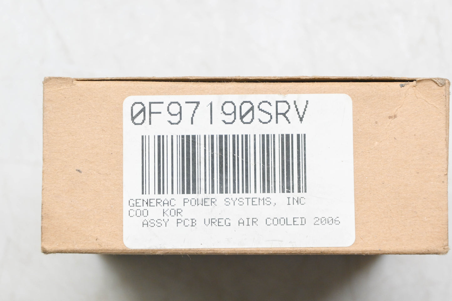 Generac 0F97190SRV Voltage Regulator NOS