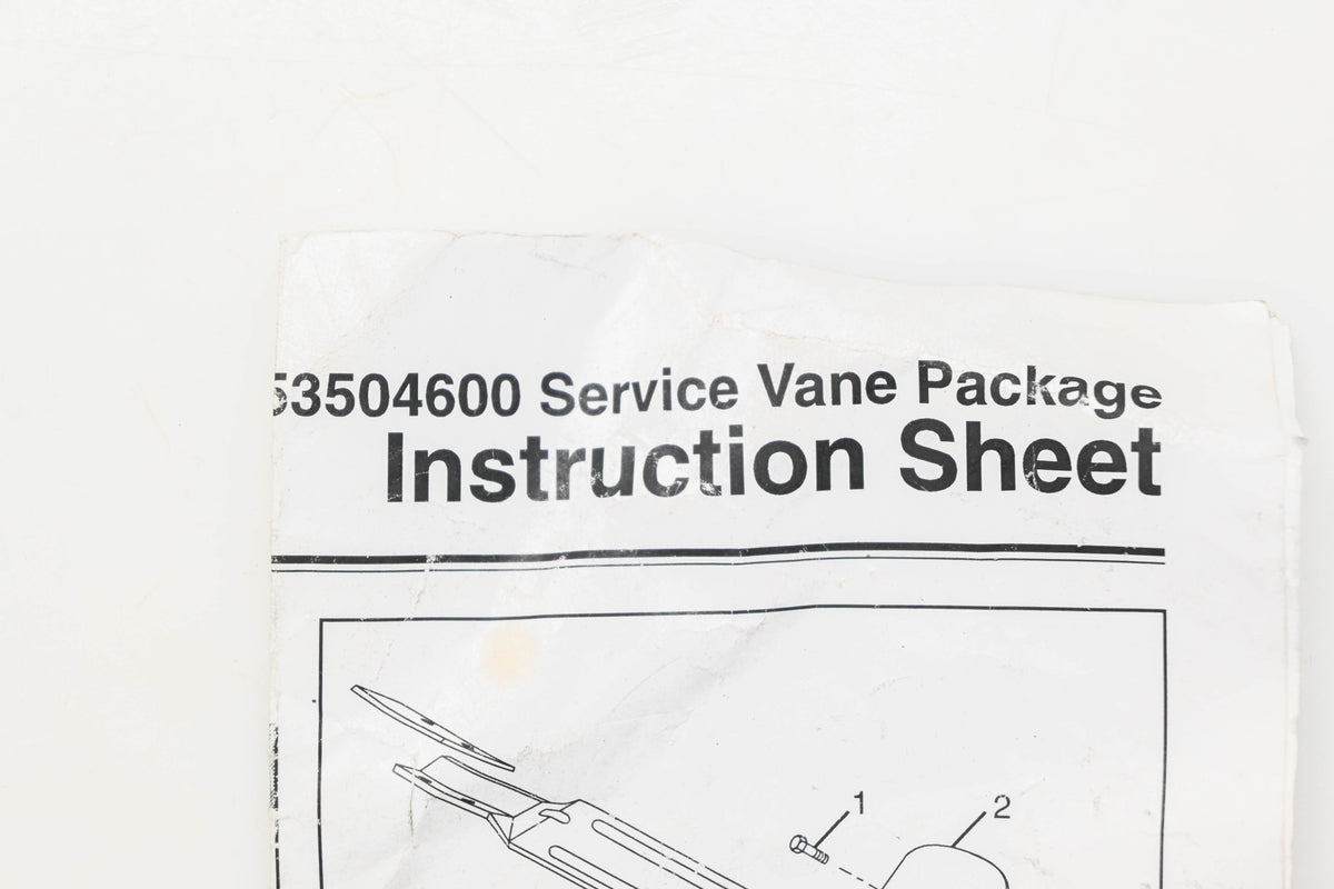 Ariens 53504600 Bagger Vane Kit NOS