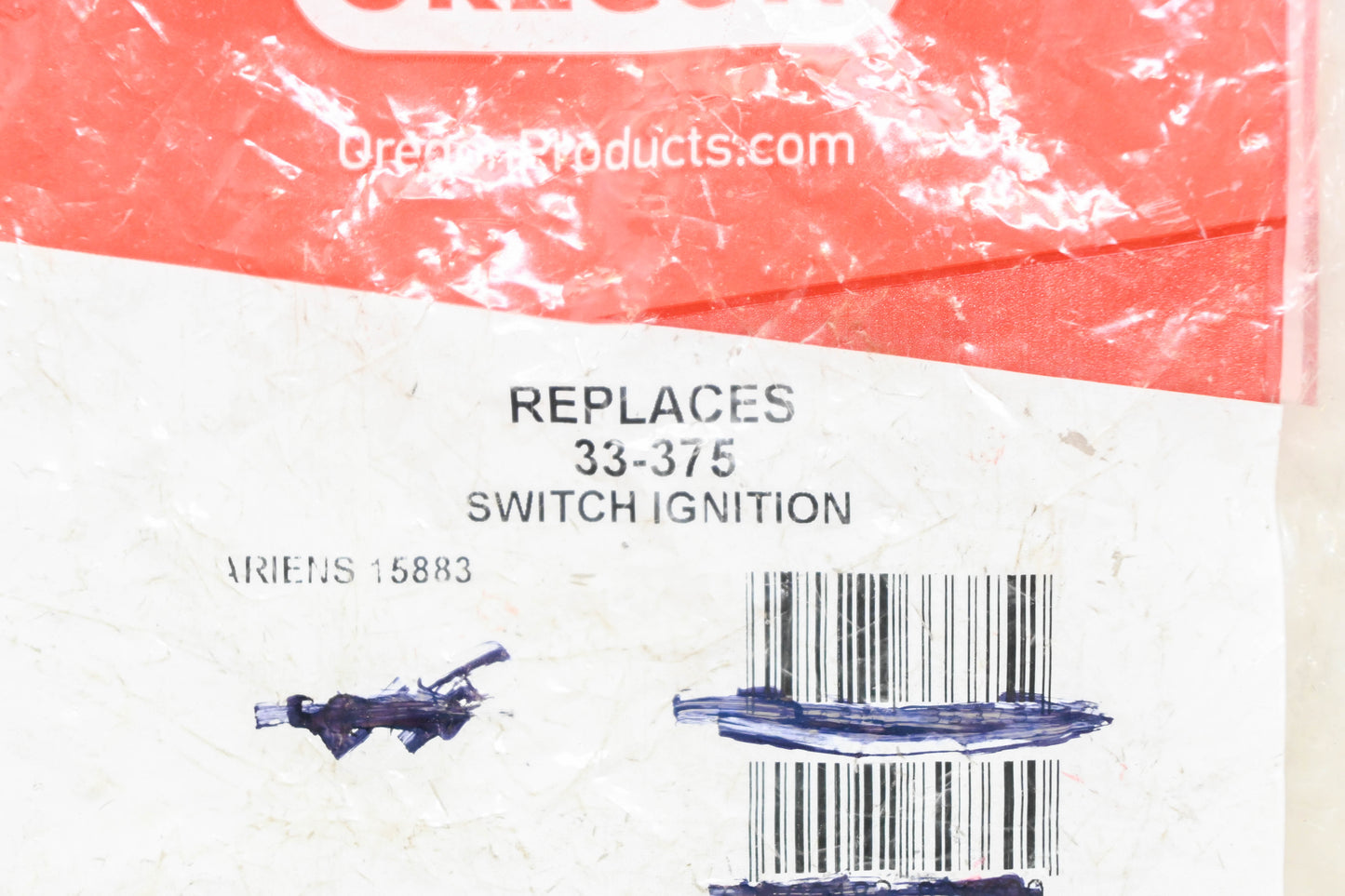 Oregon 33-375, 01588300, 15883 Ignition Switch NOS