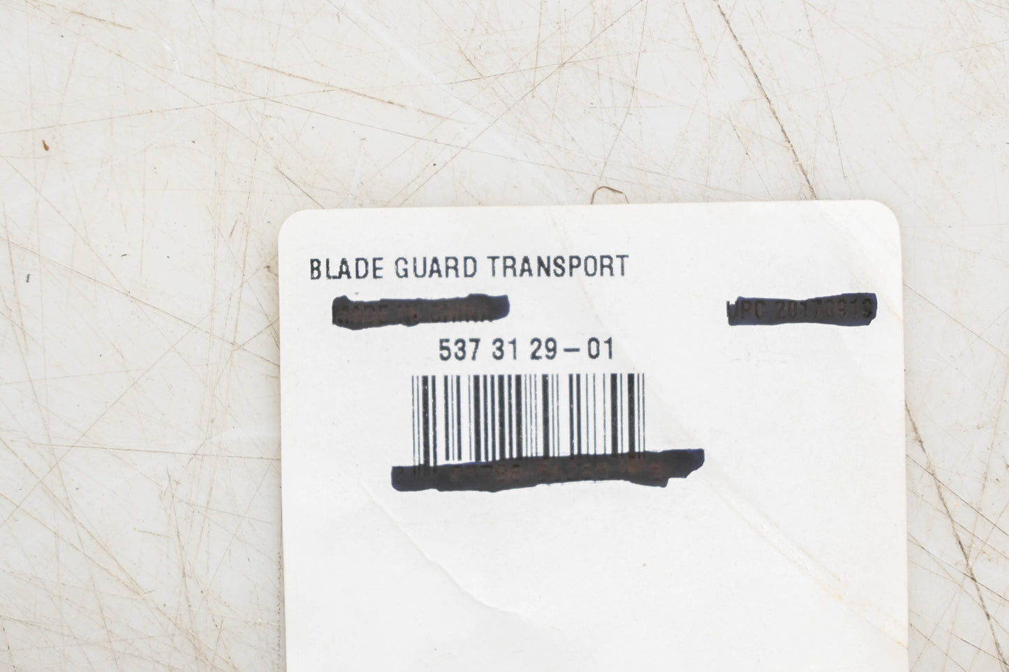 New OEM Husqvarna 537 31 29-01, 537312901 Blade Transport Guard NOS