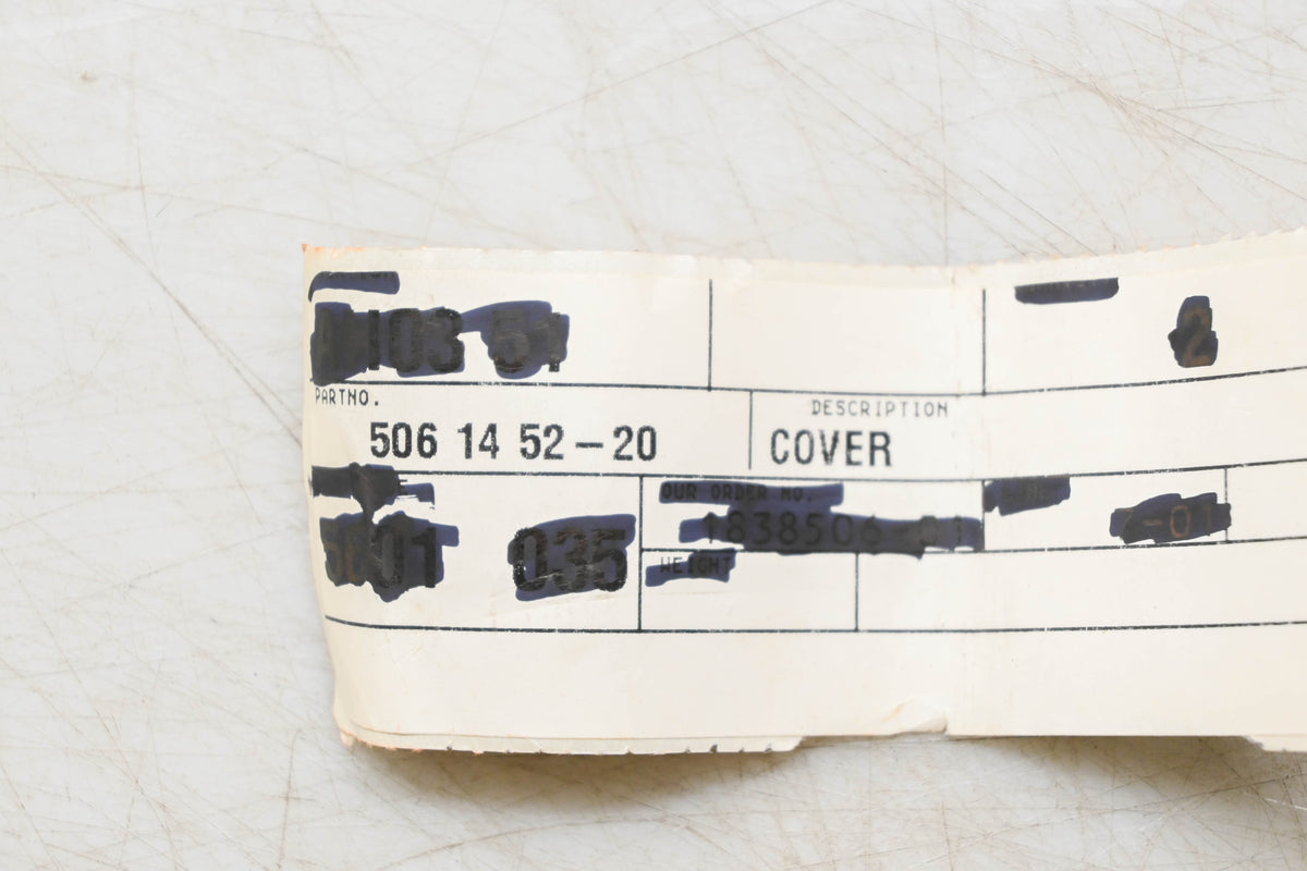New OEM Husqvarna 506 14 52-20, 506145220 Filter Cover NOS