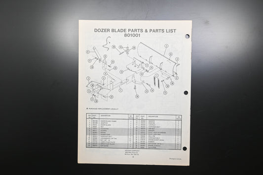 Ariens PM-1-76 Rocket Tiller Parts Manual