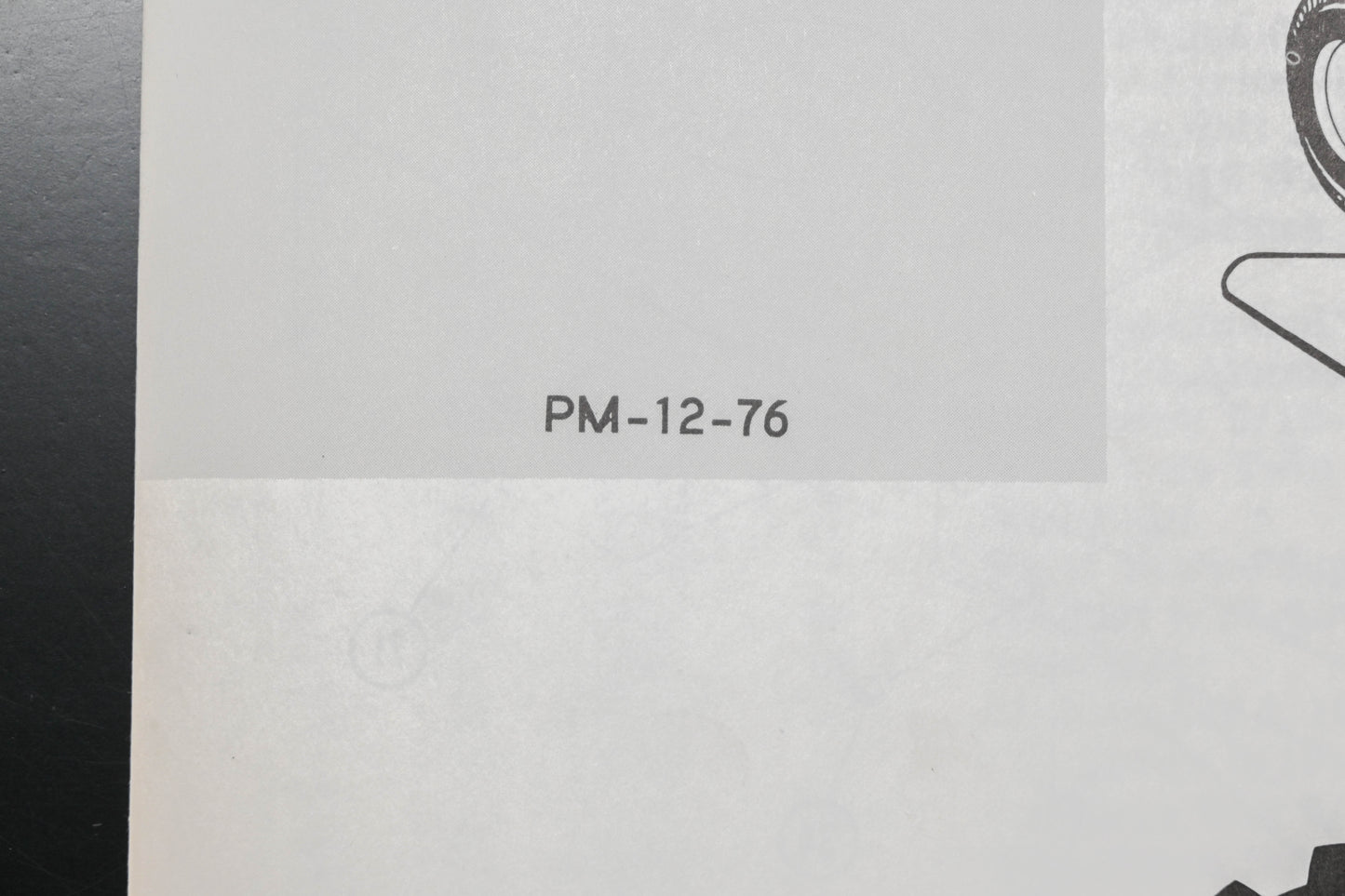 Ariens PM-12-76 Fairway Lawn Mower Parts Manual