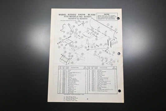 Ariens PM-25-77 Emperor Tractor & Attachments Parts Manual