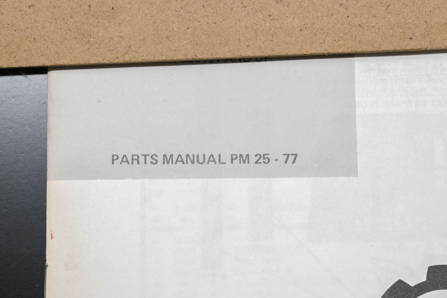 Ariens PM-25-77 Emperor Tractor & Attachments Parts Manual