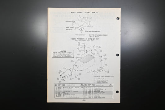Ariens PM-25-75 Emperor Tractor & Attachments Parts Manual