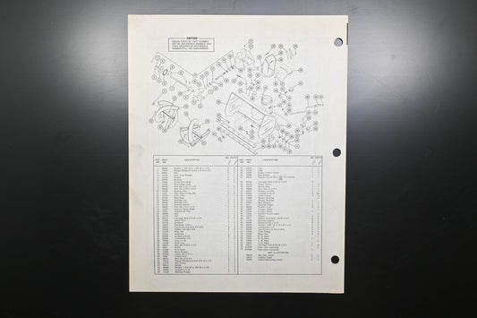 Ariens PM-8-71 (R) 5-7 HP Tractor & Sno-Thro Attachment Parts Manual