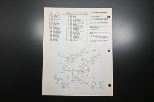 Ariens TIP-64-R (R) 6 HP Tractor & Sno-Thro Attachment Parts Manual