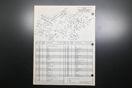 Ariens PM-24-73R1 8 HP 32" Sno-Thro Parts Manual