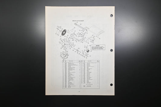 Ariens PM-14-72 Trac-Team Attachments Parts Manual
