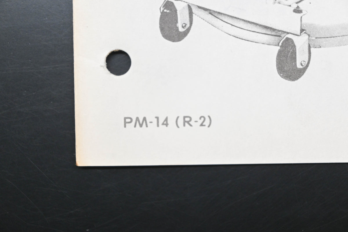 Ariens PM-14 (R-2) Trac-Team Attachments Parts Manual