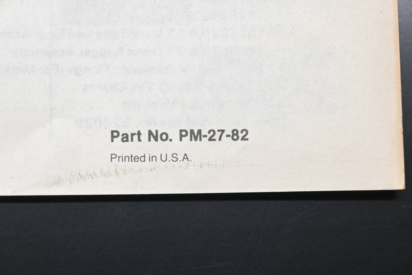 Ariens PM-27-82 927000 Series Riding Mowers Parts Manual