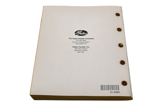 Gates 31-2060 99-00 PoweRated Truflex & Sportline Belt Applications Catalog