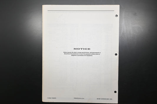 Bolens 176-3979, 1763979 Rear Engine Riding Mower Parts Catalog