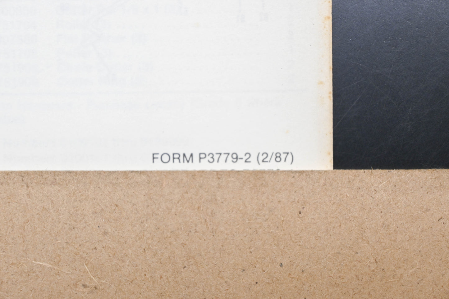 Bolens P3779-2 87 42" Side Discharge Attachment Model 30042S Parts List