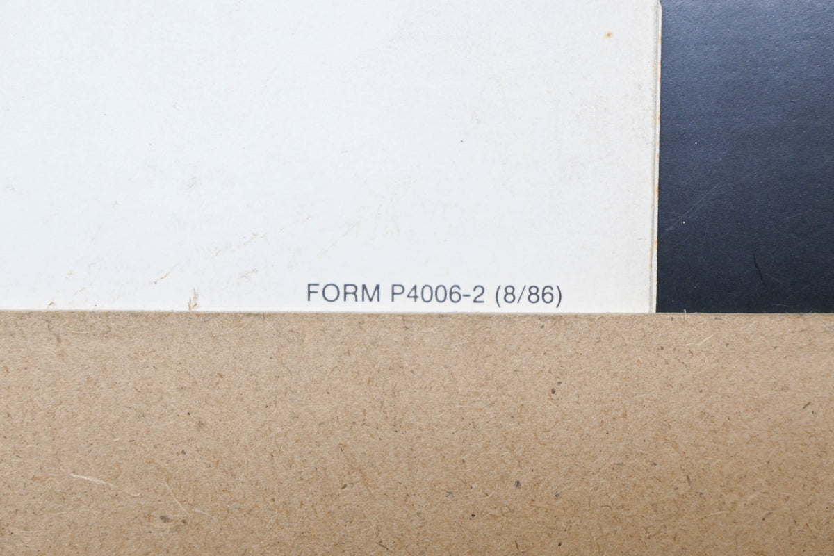 Bolens P4006-2 86 Frame Steer Tractor Models 943 Parts List