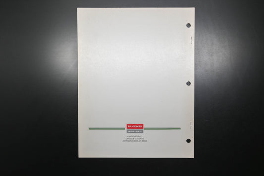 Bob-Cat 78131 89 M21-4 Model Commercial Mower Technical Manual