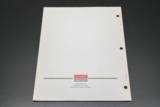 Bob-Cat 38485C 93 XM3652 XM4852 XM6151 Mower Parts Manual