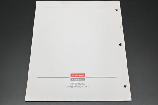 Bob-Cat 38414 91 XM6150 Commercial Mower Parts List