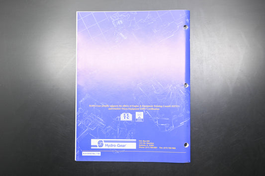Hydro-Gear BLN-50432 99 310-0500/0750 Transaxle Shop Manual