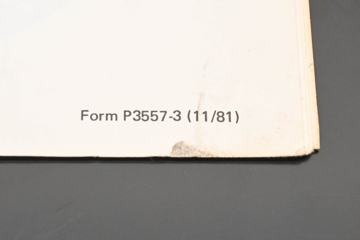 Bolens P3557-3 81 Frame Steer Tractor Model 942 Parts List
