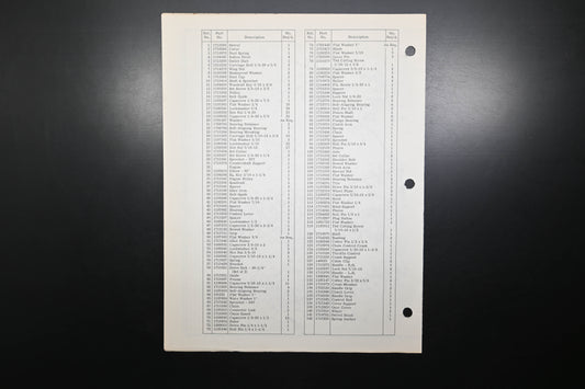 Bolens P-551643-1 Arctic 40 Sno-Caster Model 535-01 Parts Catalog