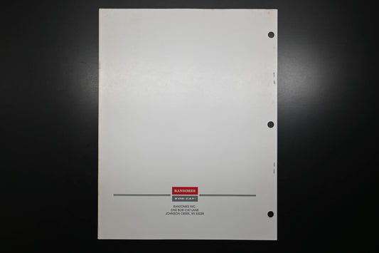 Bob-Cat 128149 XD4830 Cutter Deck Parts List