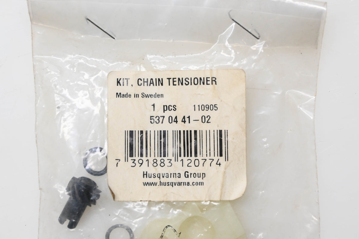 New OEM Husqvarna 537 04 41-02, 537044102 Chain Tensioner Kit NOS