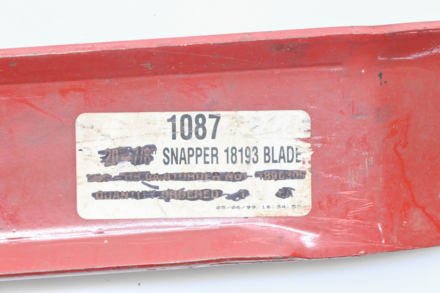 Snapper 18193, 1087 21" Mower Blade NOS