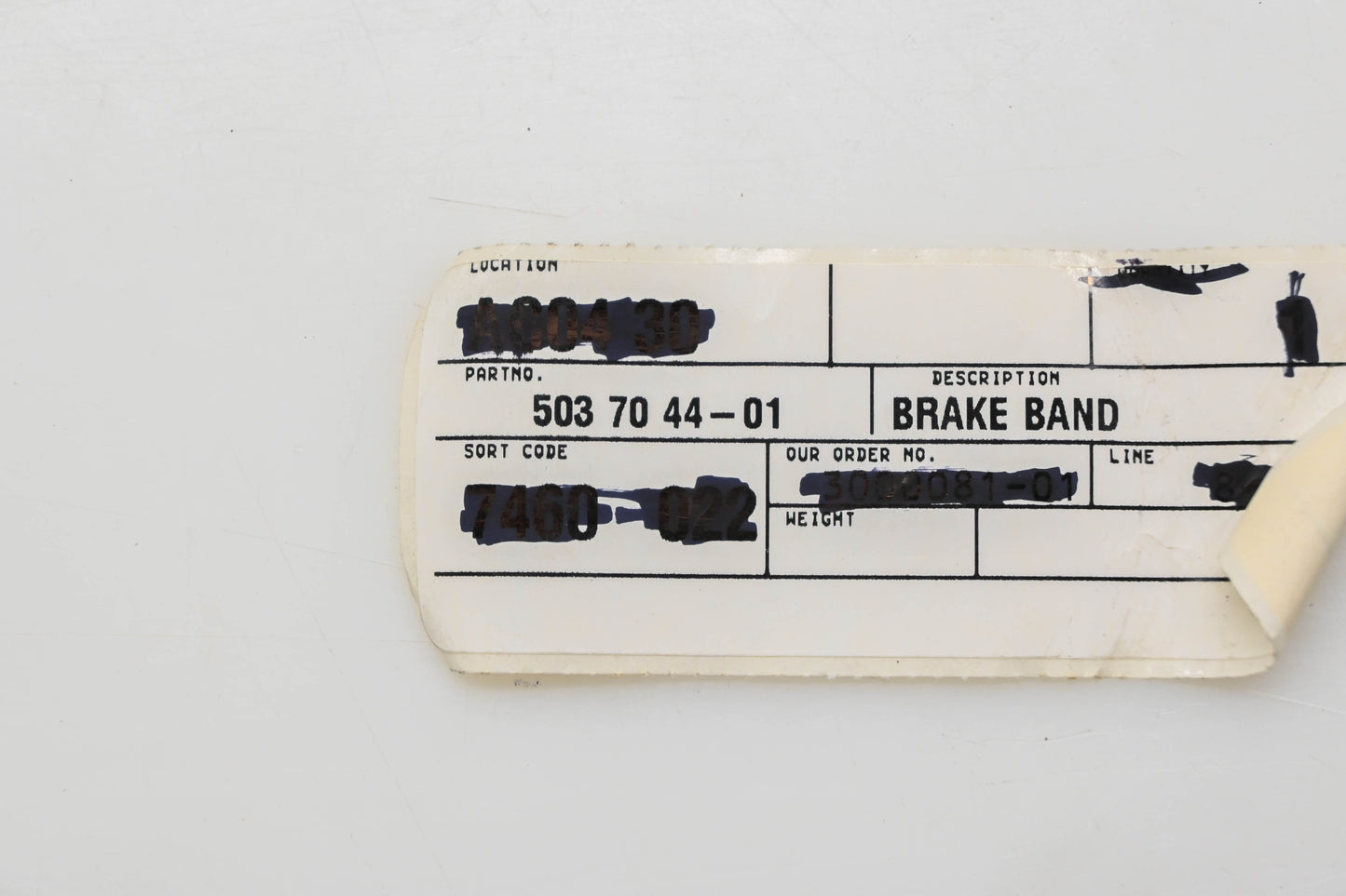 New OEM Husqvarna 503 70 44-01, 503704401 Brake Band NOS