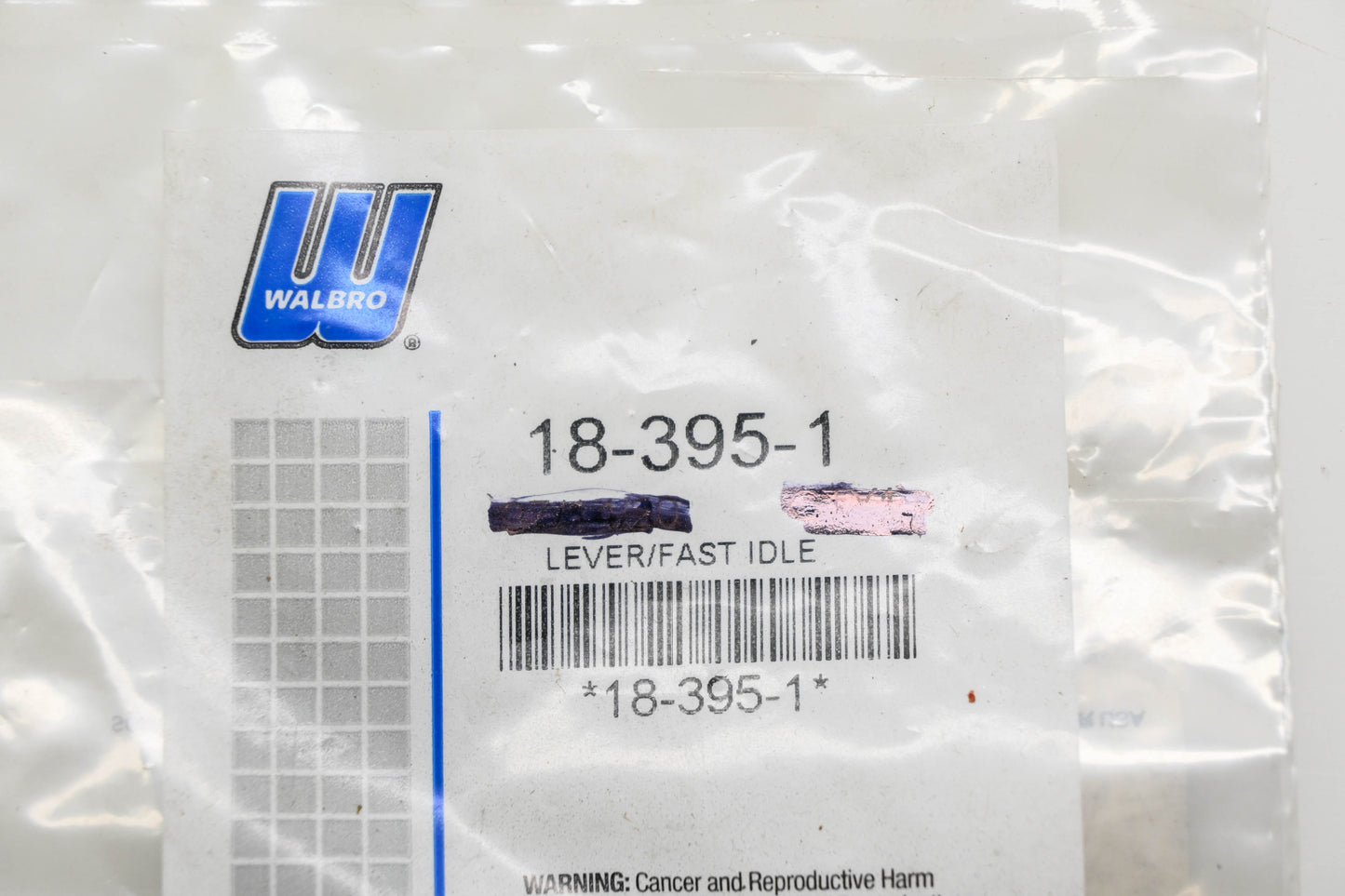 Walbro 18-395-1 Fast Idle Lever NOS