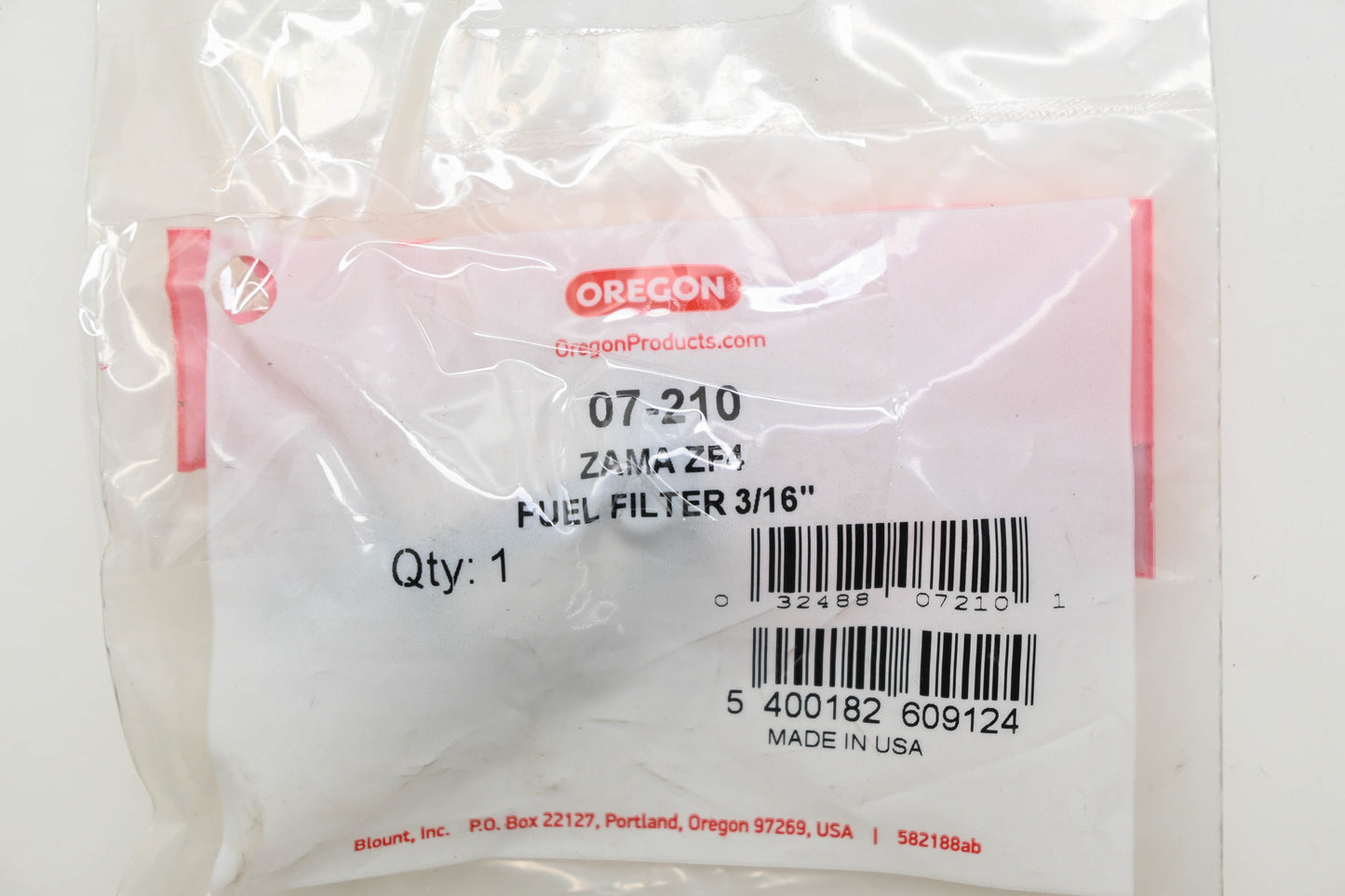 Oregon 07-210, ZF4 3/16" Fuel Filter NOS