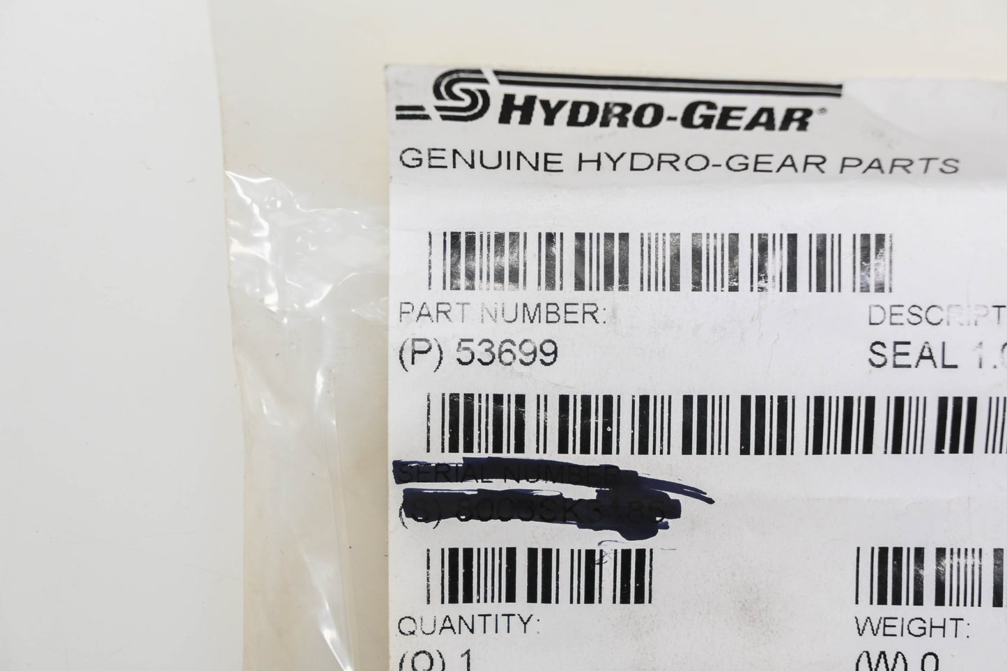 Hydro-Gear 53699 Seal NOS
