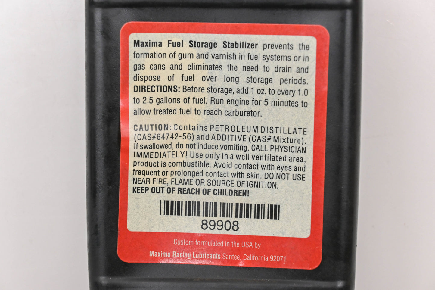 Maxima 89908 8oz Fuel Storage Stabilizer NOS