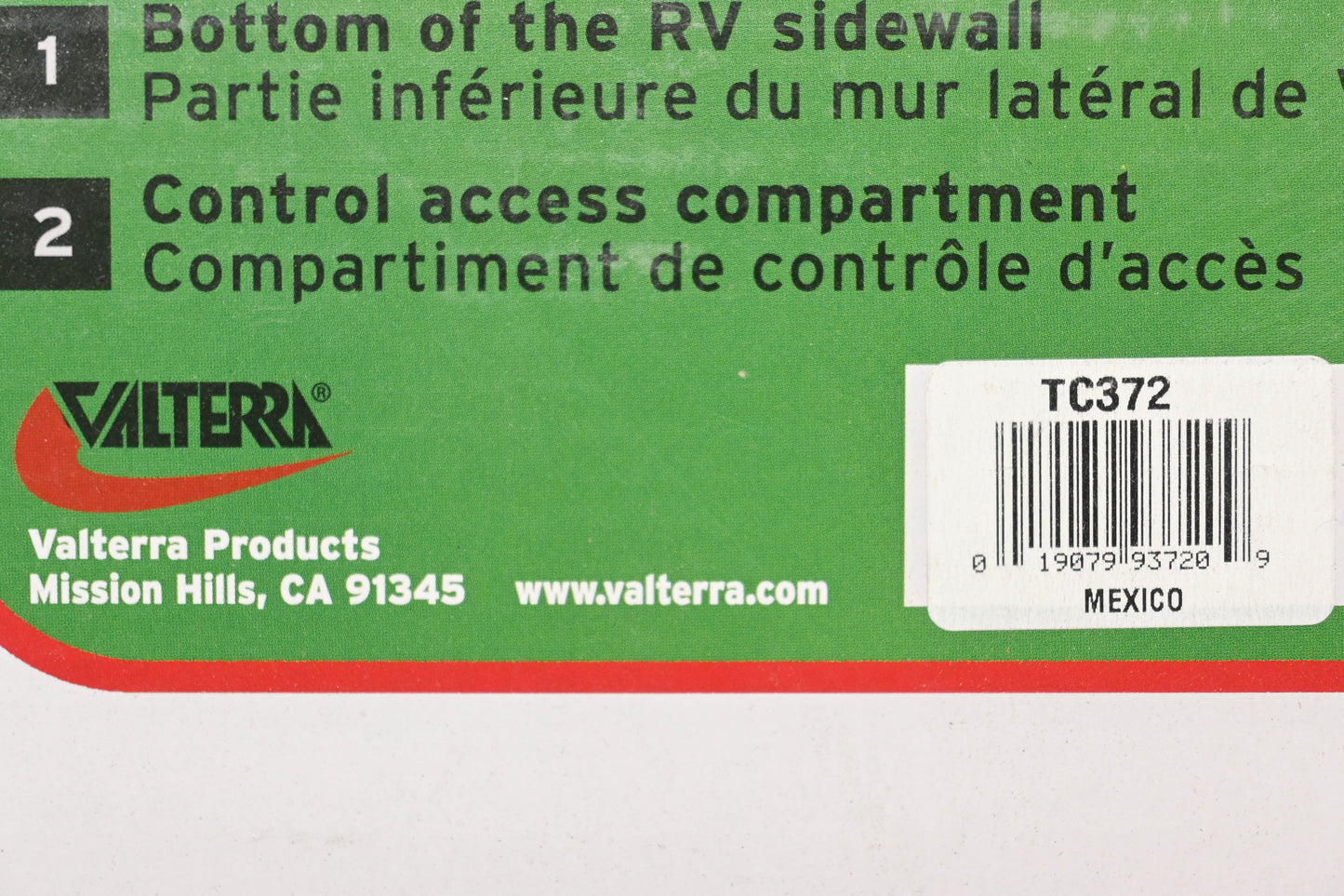 Valterra TC372 3" Waste Valve Kit NOS